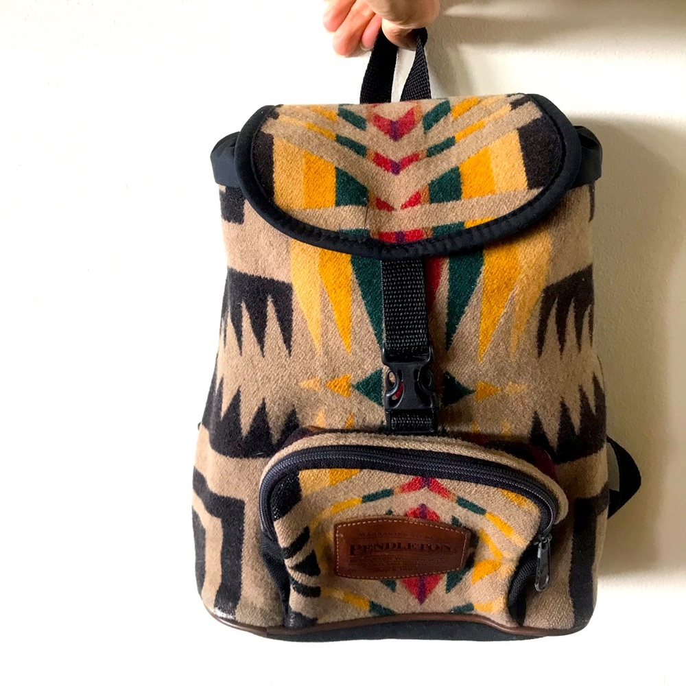 Neutral Pendleton Backpack w/ Adjustable Straps